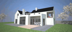 Contemporary New Build Templemartin featuring geo thermal heating, air tightness systems and heat recovery ventilation built by Niall Linehan Construction