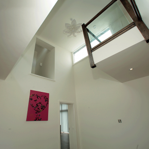 double height entrance hall new house linehan construction cork