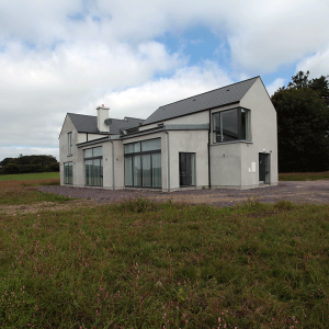rere elevation niall linehan construction contemporary new build west cork