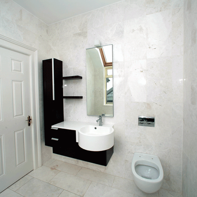 niall linehan construction marble bathroom